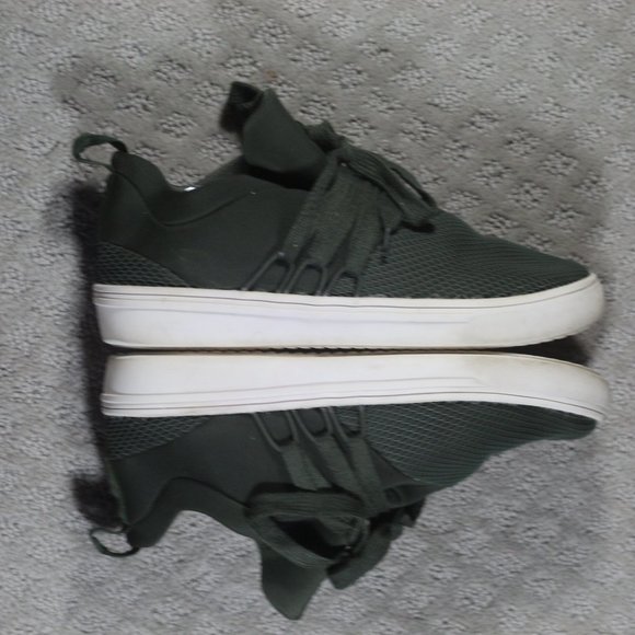 Steve Madden Langer Size 9 Army Green Sneakers - Picture 4 of 7